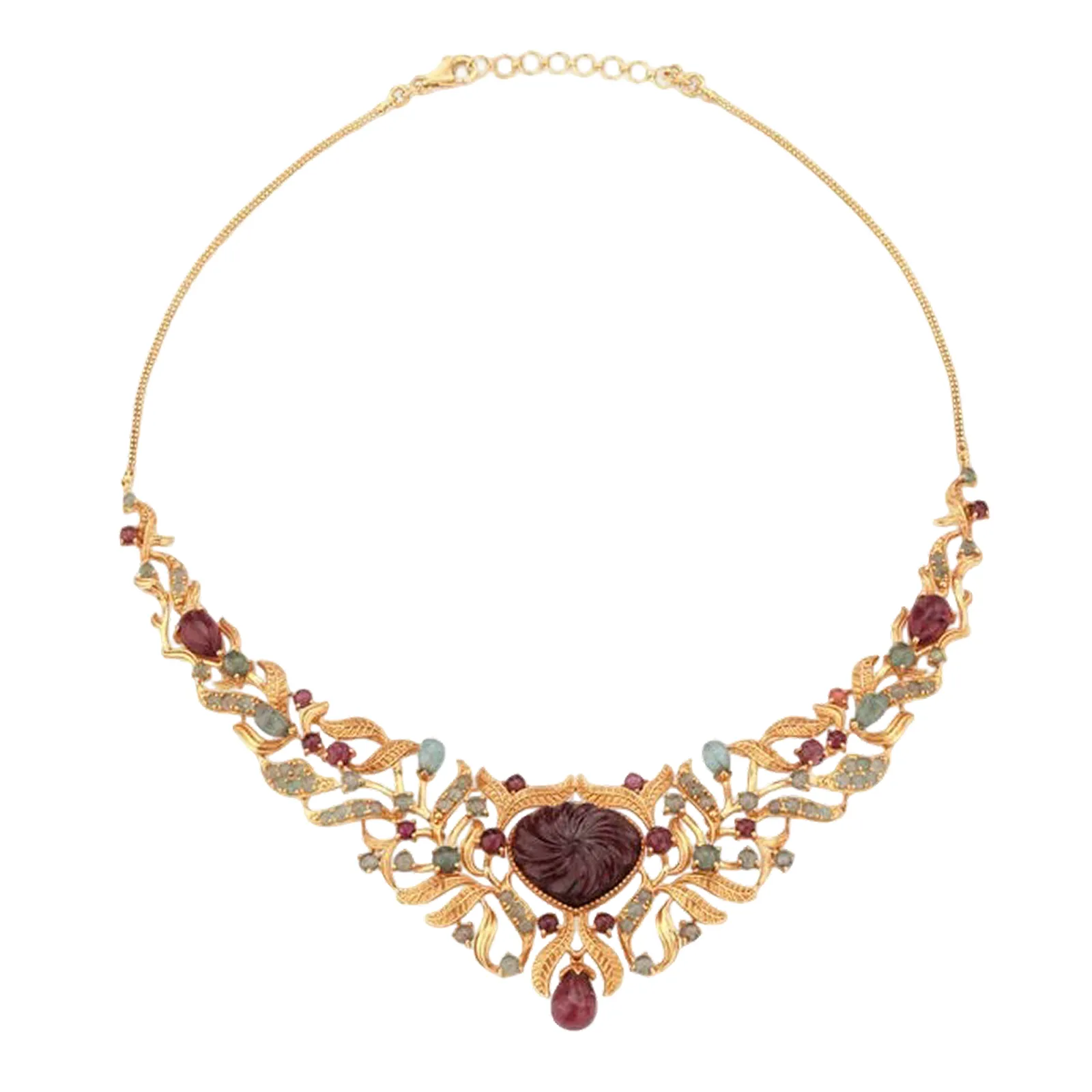 Vasanti Bridal Bib — front view